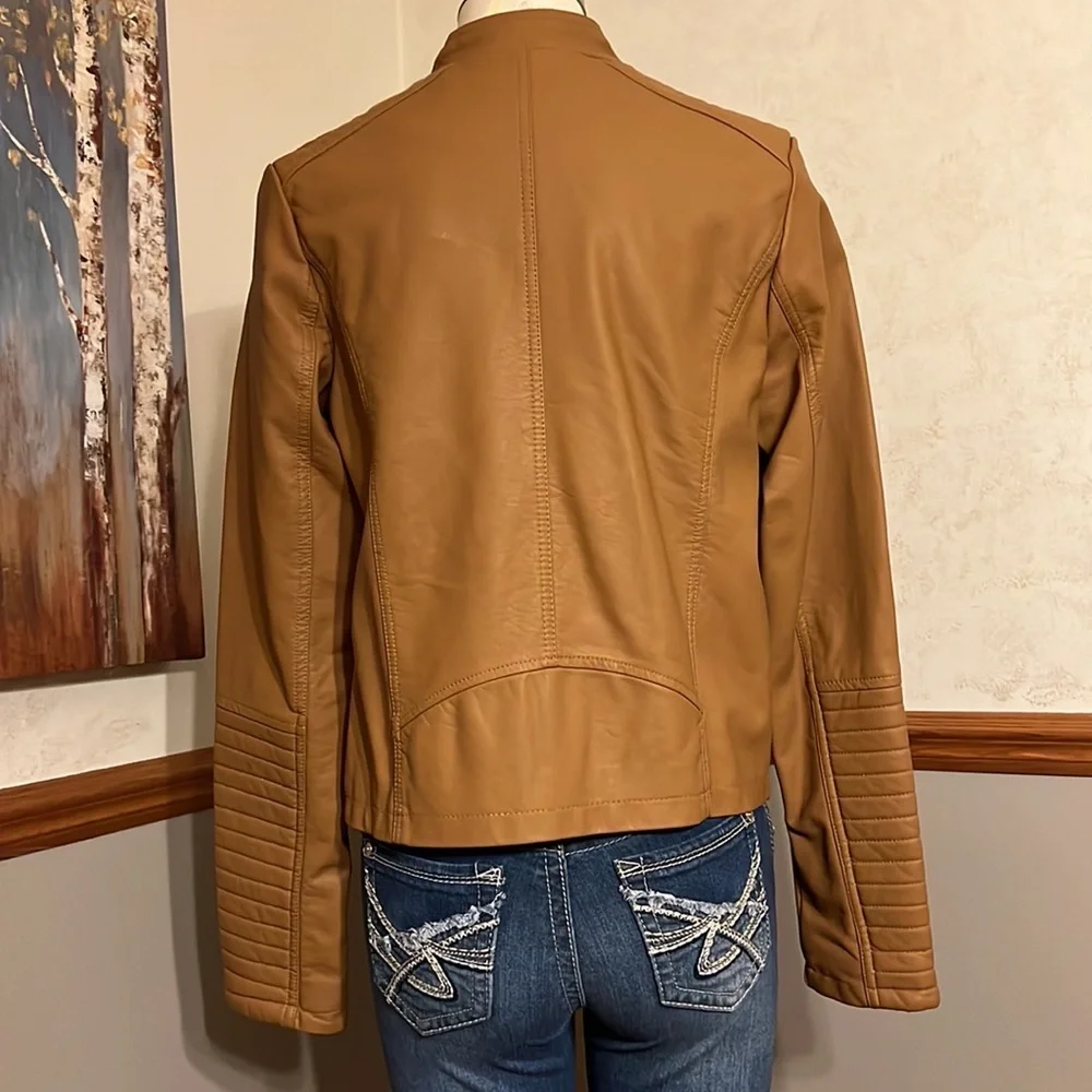 Metaphor Faux Leather Moto Jacket - Picture 5 of 10